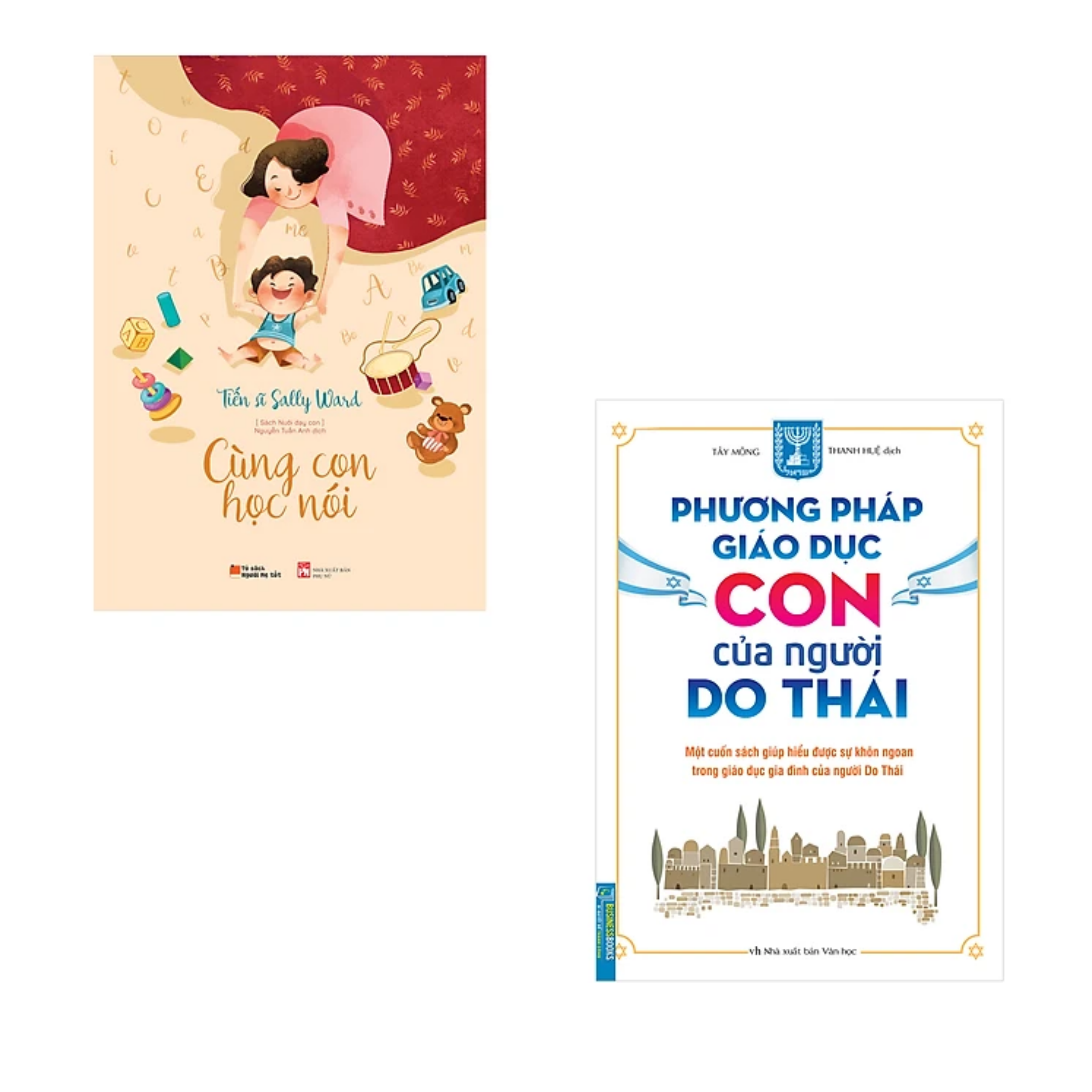 Combo Cẩm Nang Bồi Đắp Kỹ Năng Và Phát Triển Cho Trẻ : Phương Pháp Giáo Dục Con Của Người Do Thái+ Cùng Con Học Nói Chuyển Hóa Bản Thân, Trao Quyền Cho Con Cái