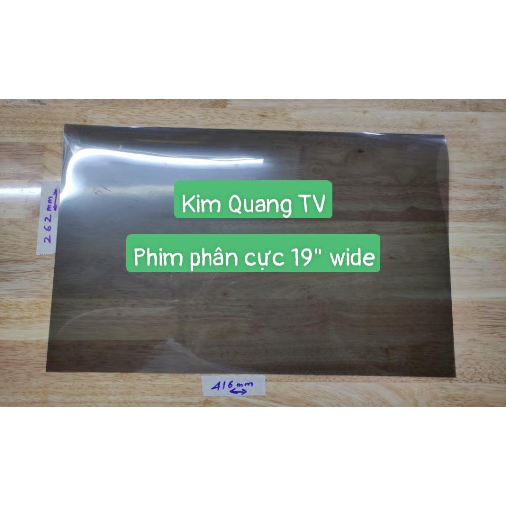 Phim phân cực 19" chuyên dùng dán cho màn hình LCD, TV, màn hình máy tính,... 45 độ