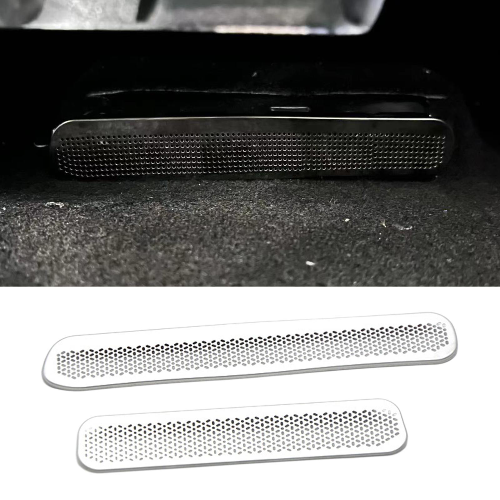 2Pcs under Seat Air Outlet Vent Covers Dustproof Cover, Car Accessories Anti Dust Net Covers for Atto 3 Yuan Plus