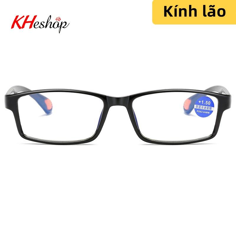 Kính Viễn thị siêu bền chống Blu-ray gọng TR90, đập không hư, rơi không bể Y3017