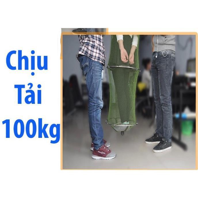 giỏ đựng cá vành chất liệu inox ,rọng đựng cá lưới chất liệu dù có bọc nhựa