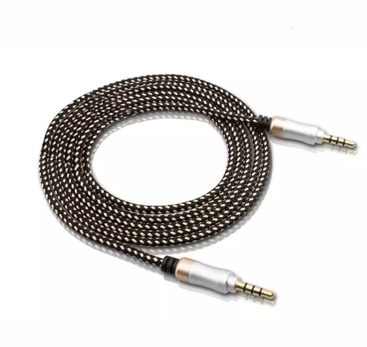 Dây cáp audio ( cap kết nối âm thanh) 3.5-3.5mm dài 2m ( Phát nhạc, thu ấm từ các thiết bị hỗ trợ cổng 3.5mm)