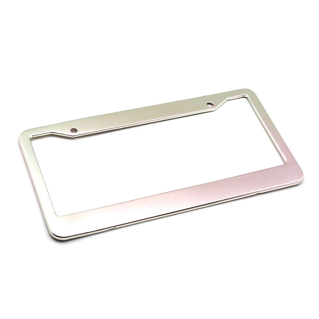 Metal Aluminium Alloy Anodized Car License plate frame holder Blank