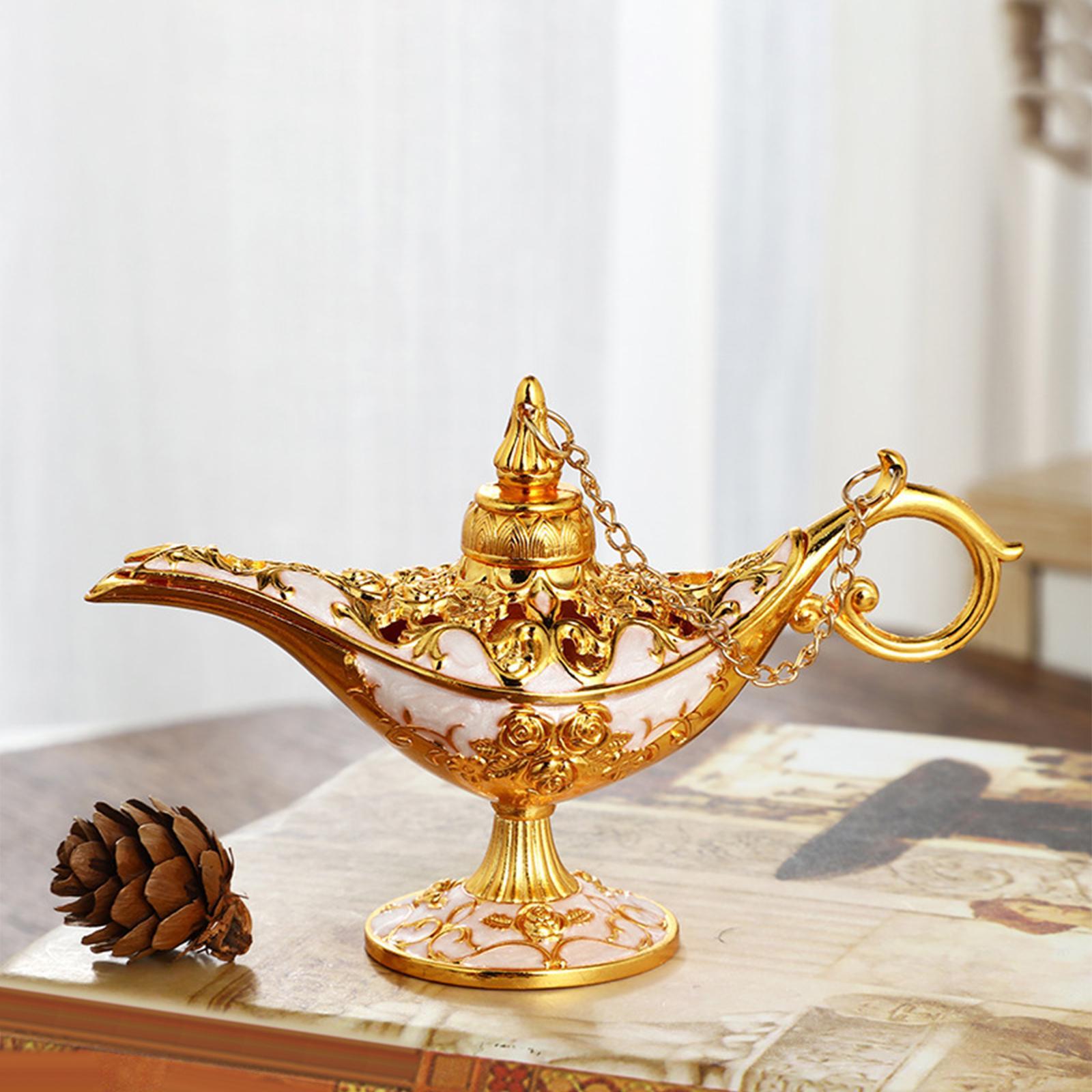 Lamp Washing Light Arabian Props Collection Gift Oil Lamp Pot Table Centerpiece Statue Lamp for Decor Birthday Home Festive Holiday