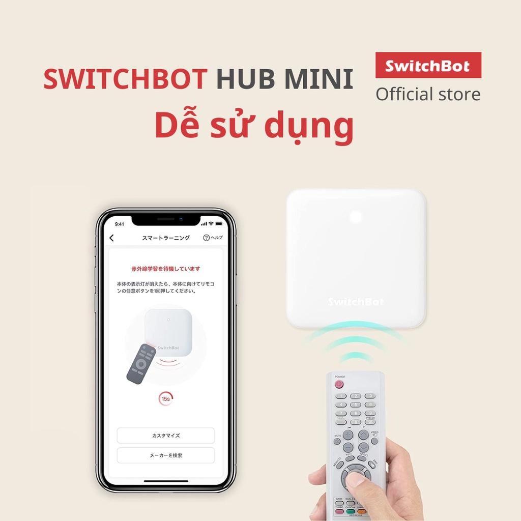 SwitchBot Hub Mini - Bộ điều khiển trung tâm SwitchBot - Hàng chính hãng