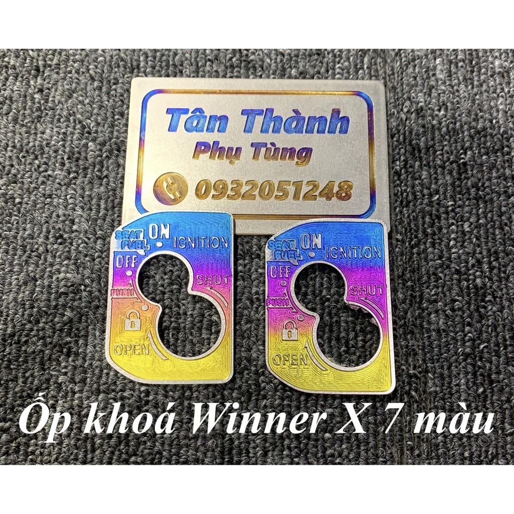 Ốp khoá dành cho xe Winner X TITAN kiểu 7 màu