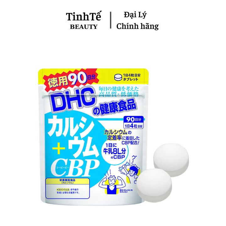 Viên uống Bổ sung Canxi DHC Calcium + CBP 90 Ngày