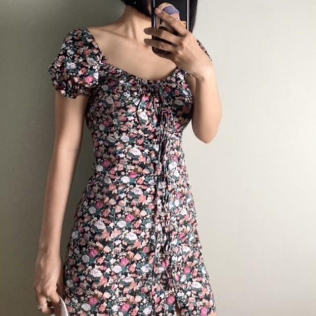 Đầm kate hoa body ôm dáng - AUDREY STUDIO