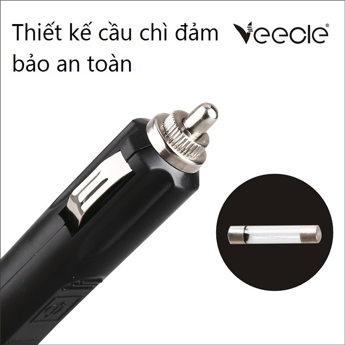 Bộ chia tẩu sạc ô tô tích hợp 3 cổng cắm sạc và 2 cổng USB sạc nhanh đa năng cao cấp KY-548
