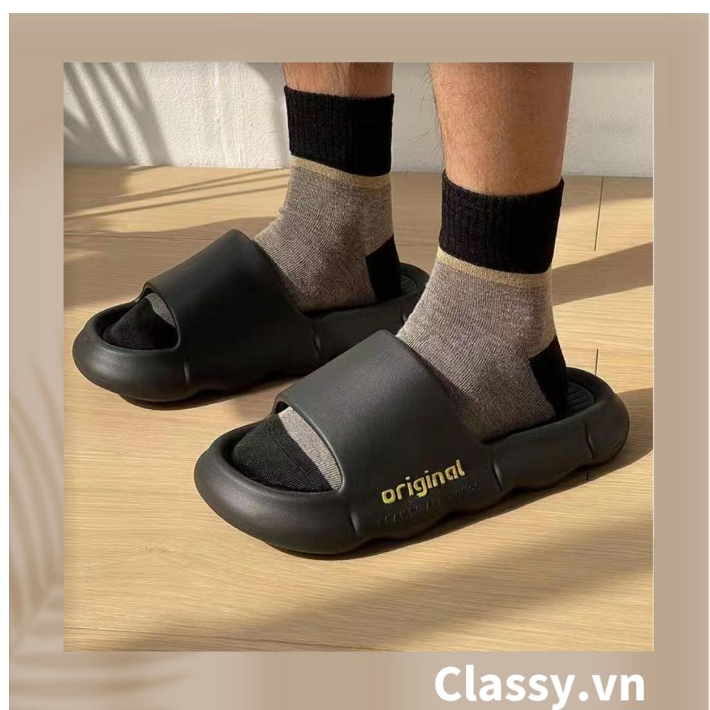Dép nữ quai ngang Classy đế cao đi trong nhà nữ quai ngang đế cao chất liệu eva chống ngấm nước G1701