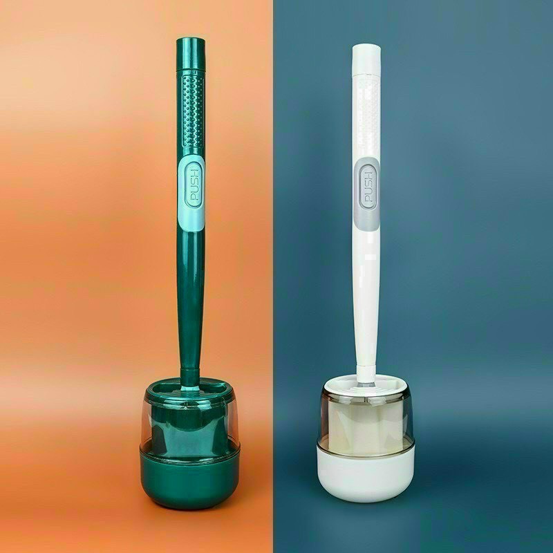 Cọ Bồn Cầu Toilet Nhà Vệ Sinh Cao Cấp Kèm Giá Cắm Chổi Silicon - Hàng Loại 1 - Chính Hãng MINIIN