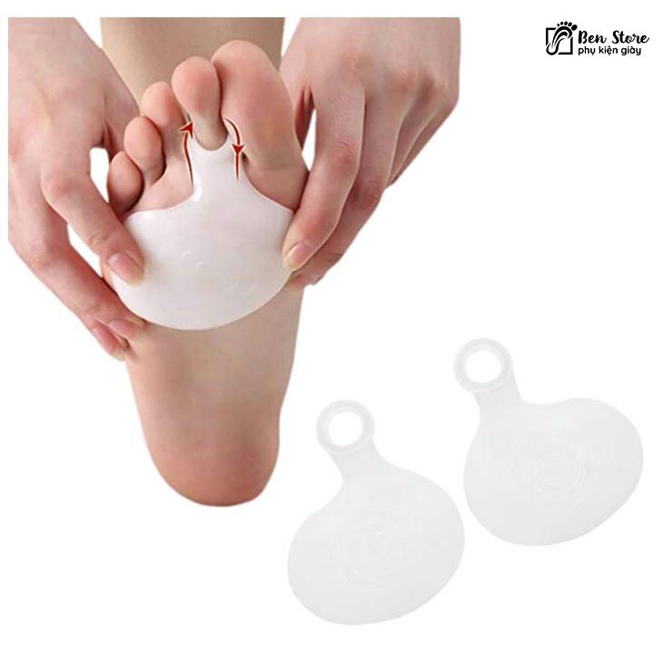 2 Miếng Đệm Silicone Chống Trượt Bảo Vệ Bàn Chân Trước Hỗ Trợ Vòm Bàn Chân #sil55