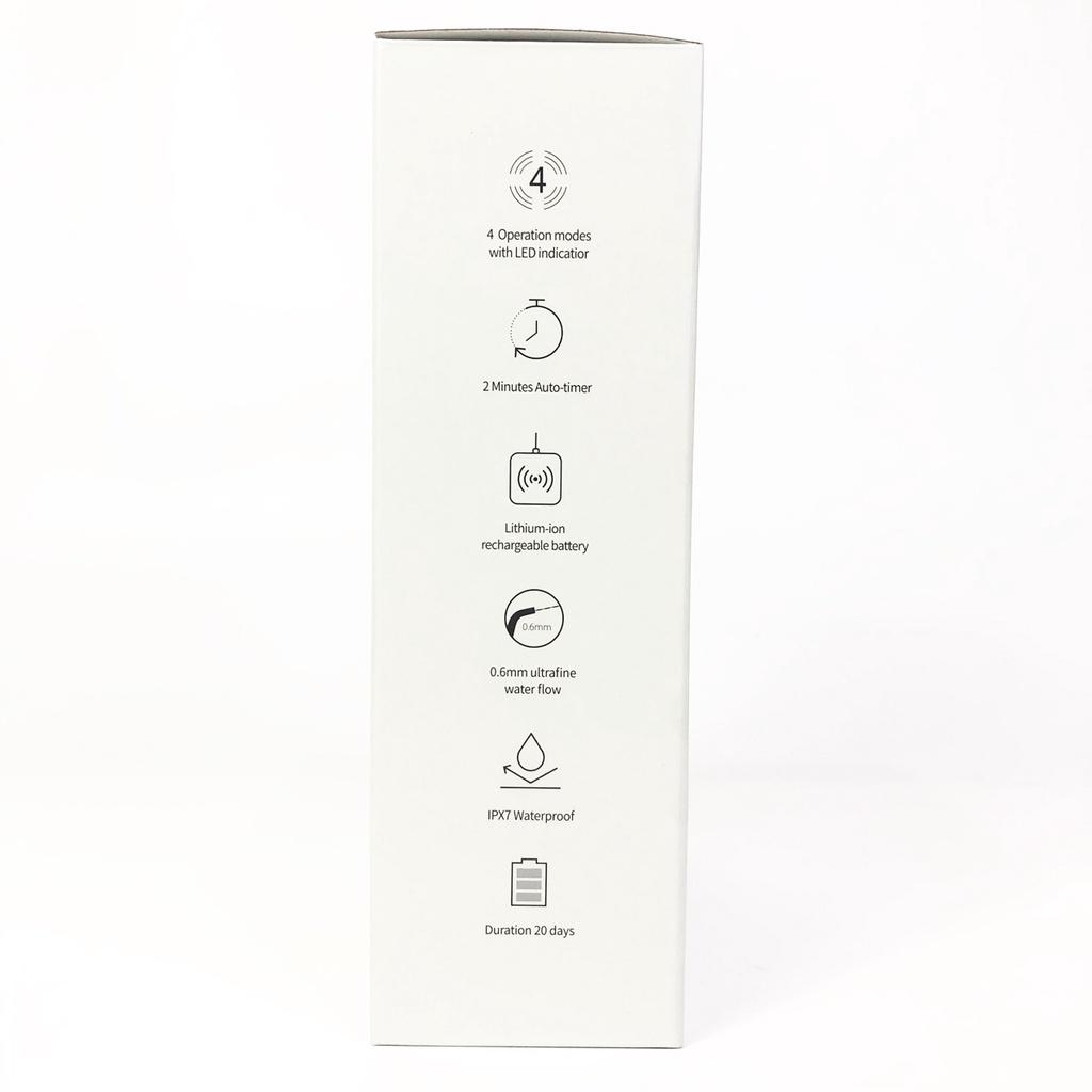 Máy tăm nước không dây Lock&Lock ENR126WHT dung tích 280ml, làm sạch lỗ siêu nhỏ 0,6mm Tặng túi vải - Hàng chính hãng - Hapos