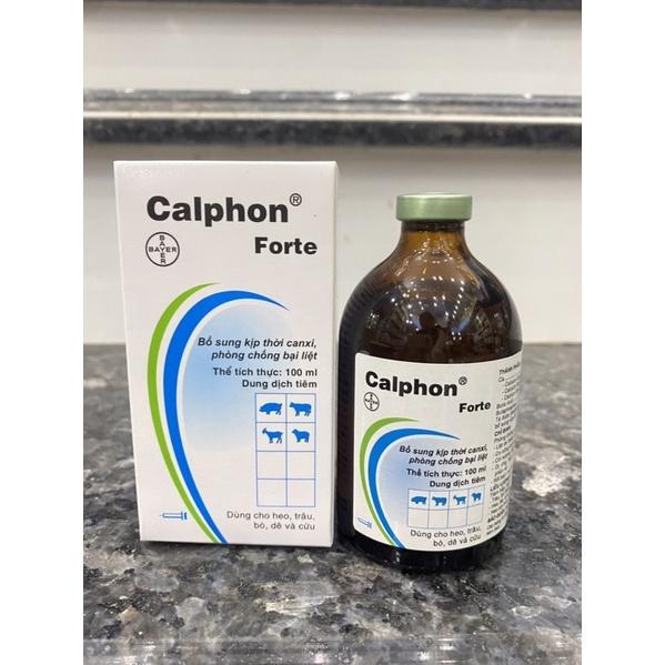 [ THÚ Y ] 1 lọ CALPHON 100ml bổ sung canxi chống bại liệt trên trâu bò ngựa heo bê nghé