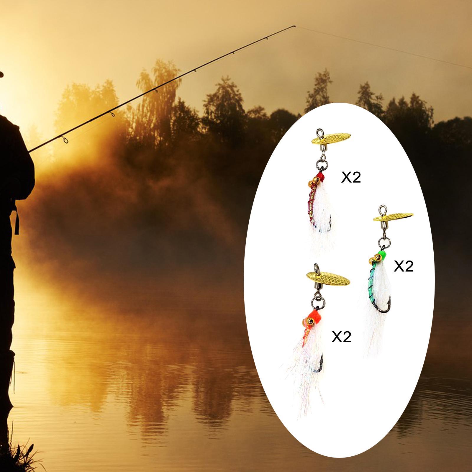 Realistic Fly Fishing Flies Accessory Stainless Streamers with Hook