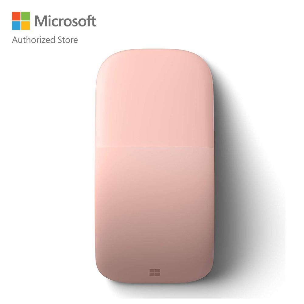 Chuột Bluetooth Microsoft Arc Bubble (Hồng đào) Hàng chính hãng