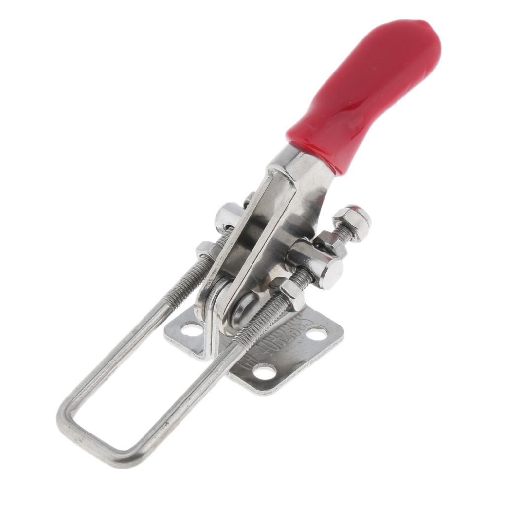 8x Premium Stainless Steel Quick Release Latch Type Toggle Clamp Hand Tool 170kg/374lbs