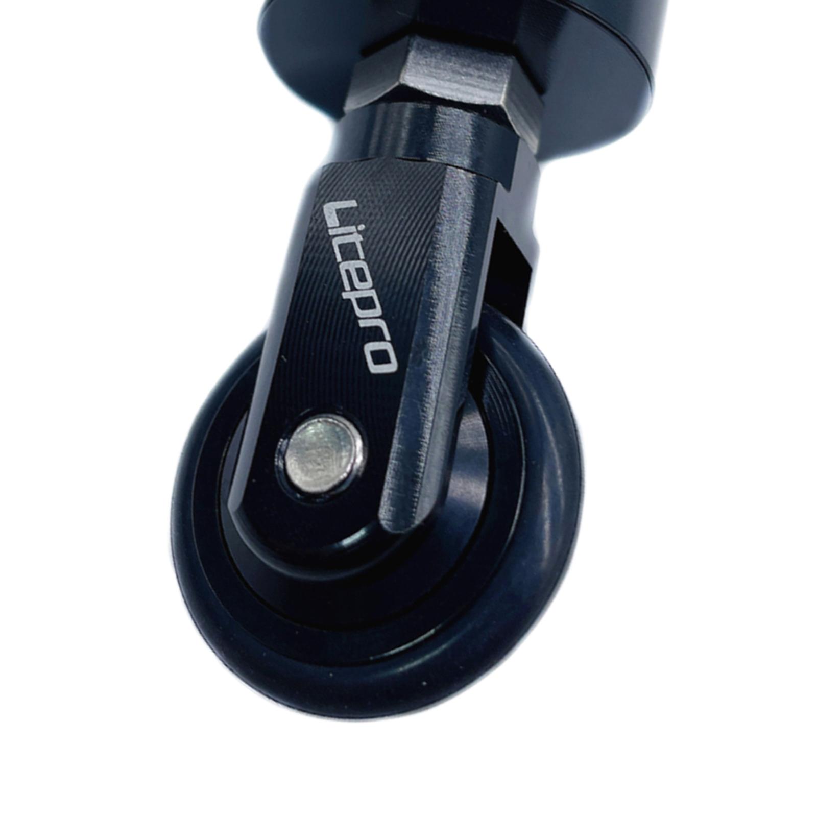 Alloy Folding Bike Easy Wheel 33.9mm Seatpost Mounted EZ Wheel Roller