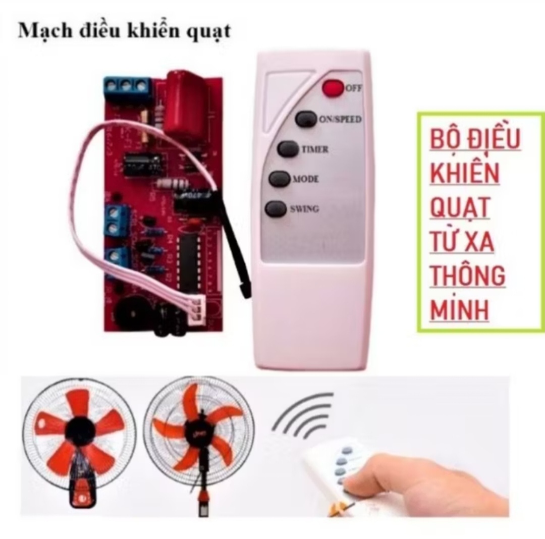 BỘ ĐIỀU KHIỂN BẬT TẮT QUẠT TỪ XA THÔNG MINH MẪU MỚI CHẤT LƯỢNG CHO MỌI GIA ĐÌNH