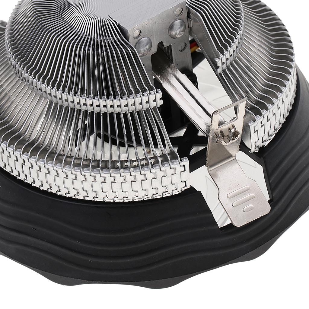 Alloy Bearing CPU Cooler Fan RGB Heatsink Radiator for Intel LGA1156/1155