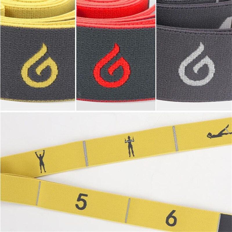Women Yoga Pull Strap Belt Latex Elastic Dance Stretching Band Loop Yoga Pilates GYM Fitness Exercise Resistance Bands