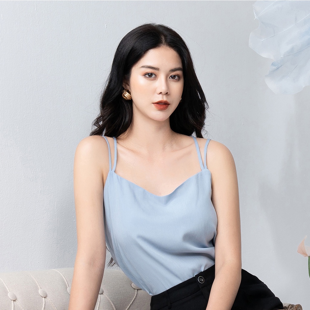 Áo 4 Dây Nữ Đan Chéo Thời Trang UK Fashion Phong Cách Thời Trang Quyến Rũ, Sang Chảnh, Vải Hàn Cao Cấp NKFSM2105023