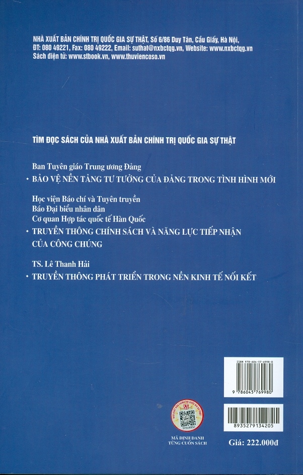 Báo Chí, Truyền Thông Hiện Đại - Thực Tiễn, Vấn Đề, Nhận Định (Xuất bản lần thứ hai)