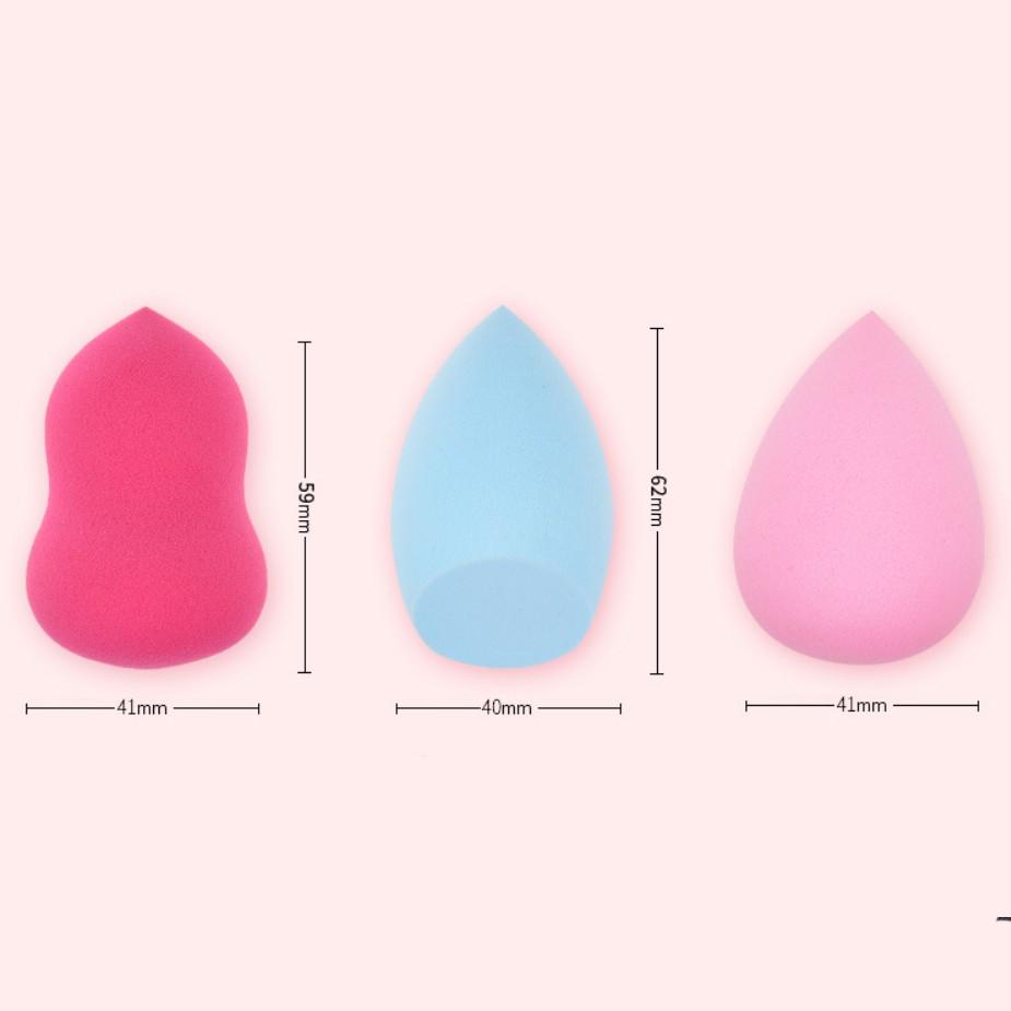 Mút trang điểm tán kem nền hồ lô, giọt nước, vát chéo Makeup Sponge