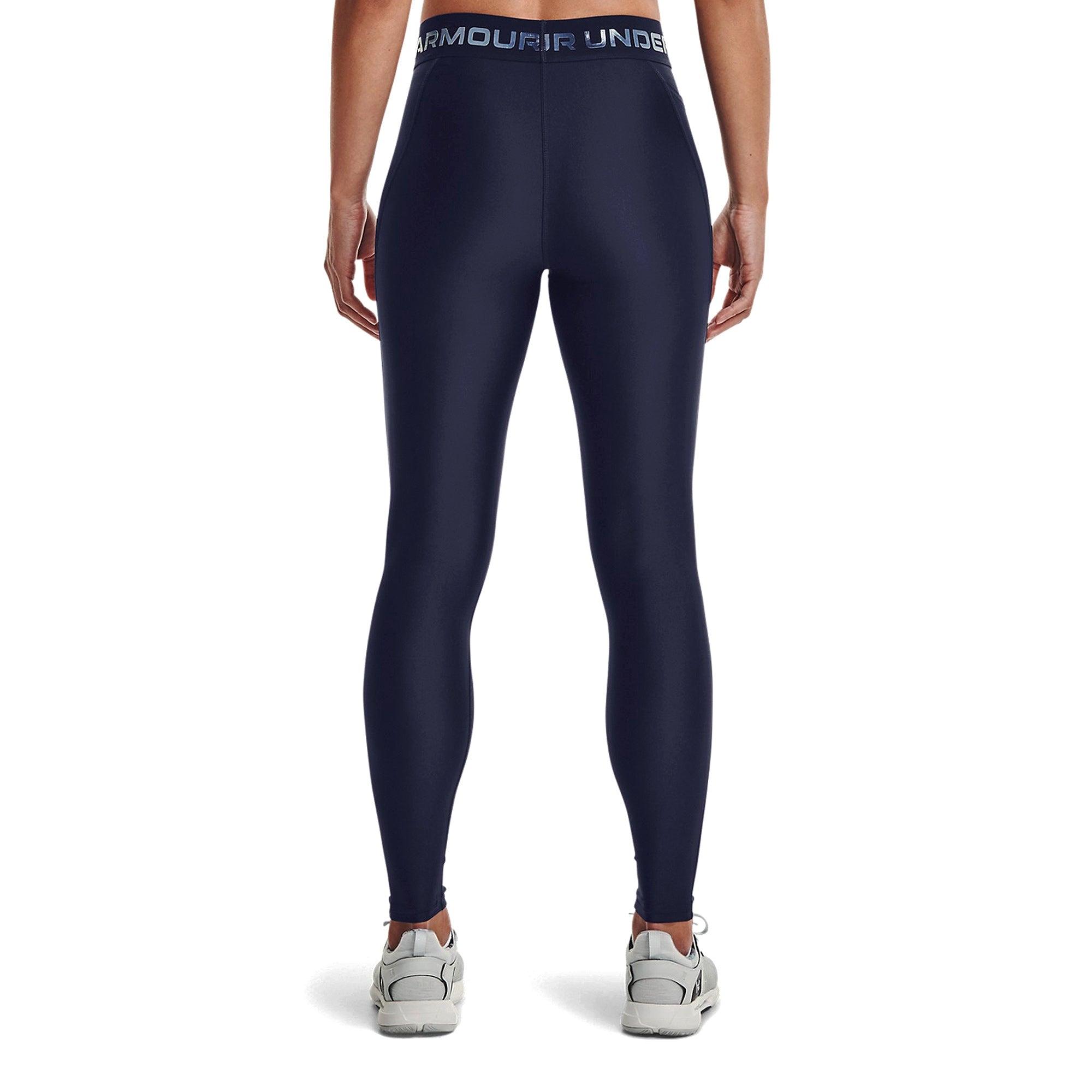 Quần legging thể thao nữ Under Armour HeatGear Armour Wordmark Waistband Full-Length - 1365353