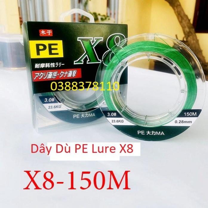 Sale to Dây Dù Dây Dù Câu Cá PE Lure X8 Dài 150m  - xả hàng tồn