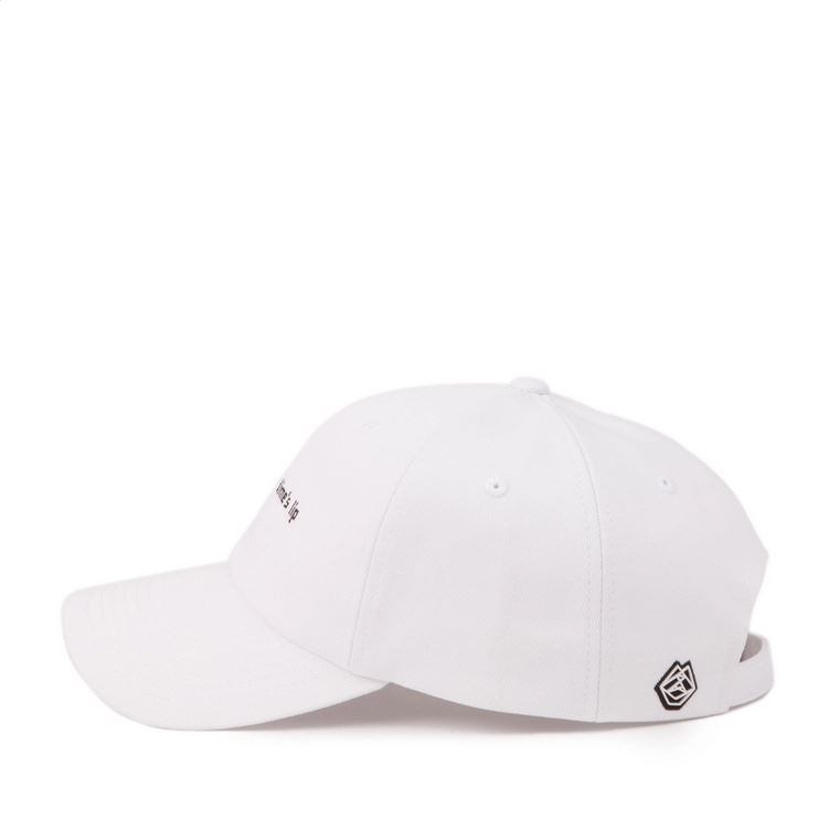 PREMI3R Mũ lưỡi trai Nón ballcap SLOGAN WHITE Mũ lưỡi trai phong cách hàn quốc nón thương hiệu chính hãng