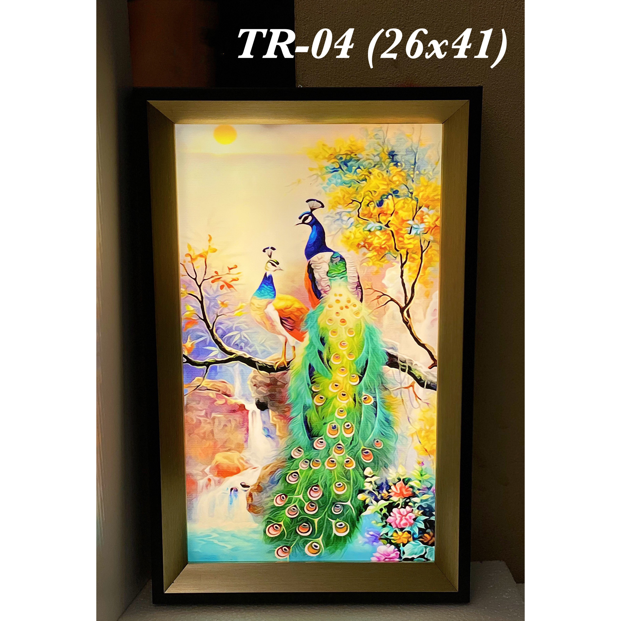 Đèn tranh LED nghệ thuật TR-04 độc đáo, tinh tế - 3 chế độ ánh sáng