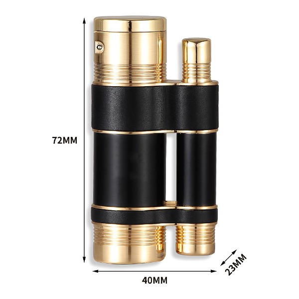 Hộp Qụet Bật Lửa Khò 3 Tia Kiêm Đục COB127 Đẹp Độc Lạ Lửa Khò Mạnh Mẽ