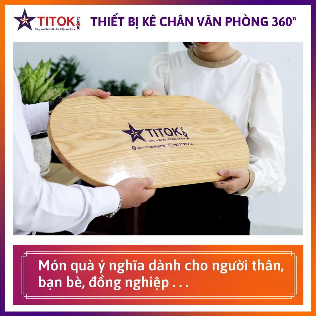 Kê chân Văn Phòng TITOK SPORTS Chuyển Động 360º dạng ván trượt tích hợp Massage chống mỏi chân, lưu thông khí huyết