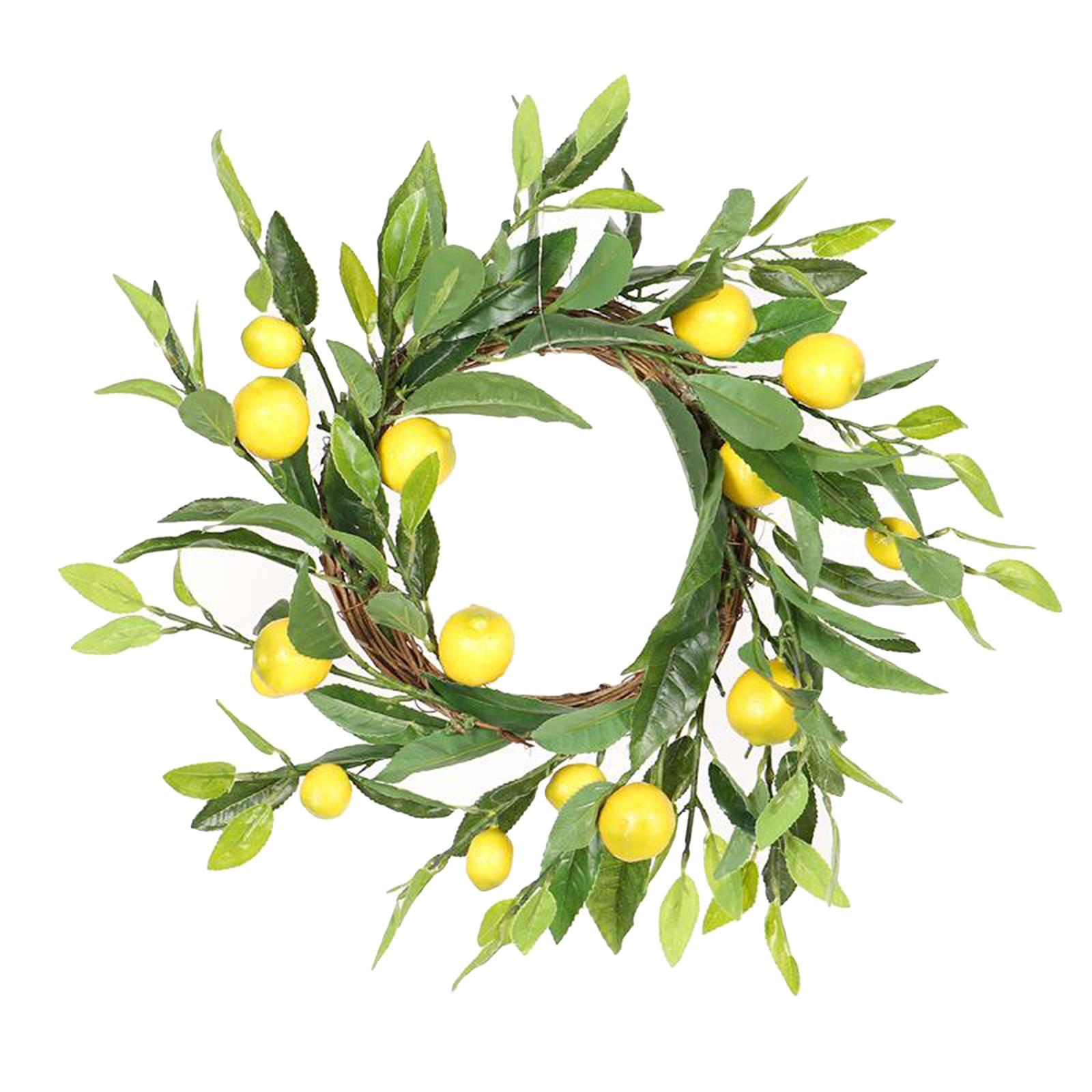 18inch Artificial for Front Door Wreath with Green Leaf