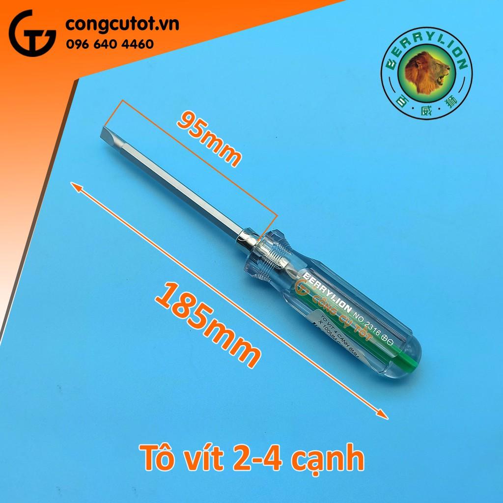 Tô vít 2 đầu 4 cạnh, 2 cạnh  cán sọc trong Berrylion