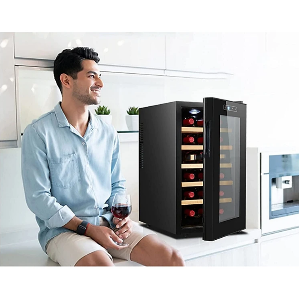 Cao cấp - Tủ Rượu Vang Wine Cabinet OFA️ EU Design (18Packs)