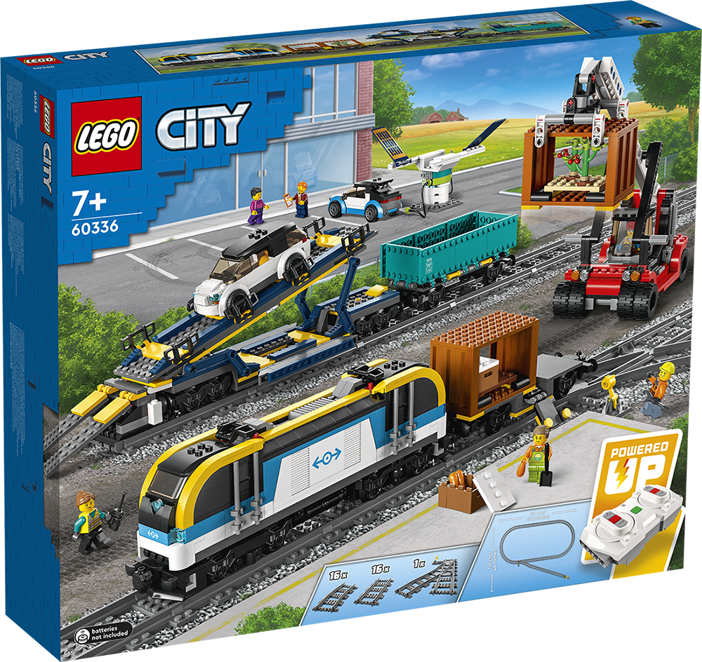 LEGO City 60336 Tàu lửa vận chuyển hàng hóa (1153 chi tiết)