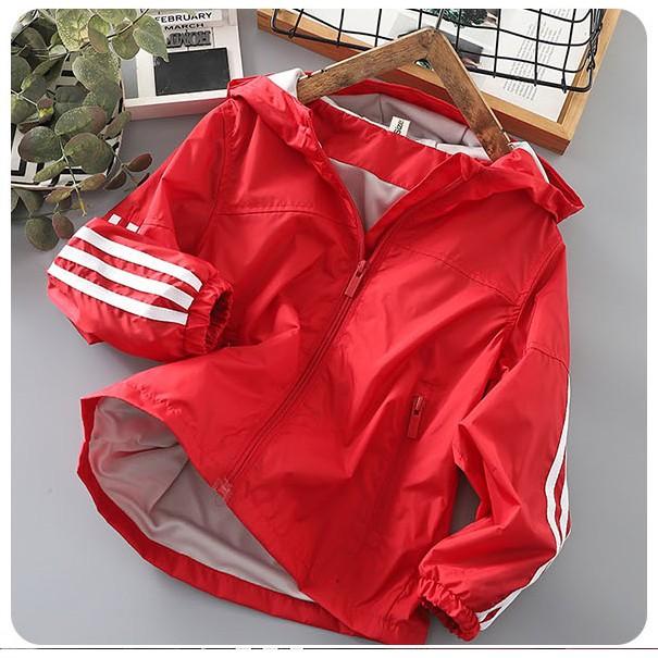 Áo khoác cho bé unisex dù 2 lớp đẹp áo gió trẻ em thời trang từ 14-40kg 0187