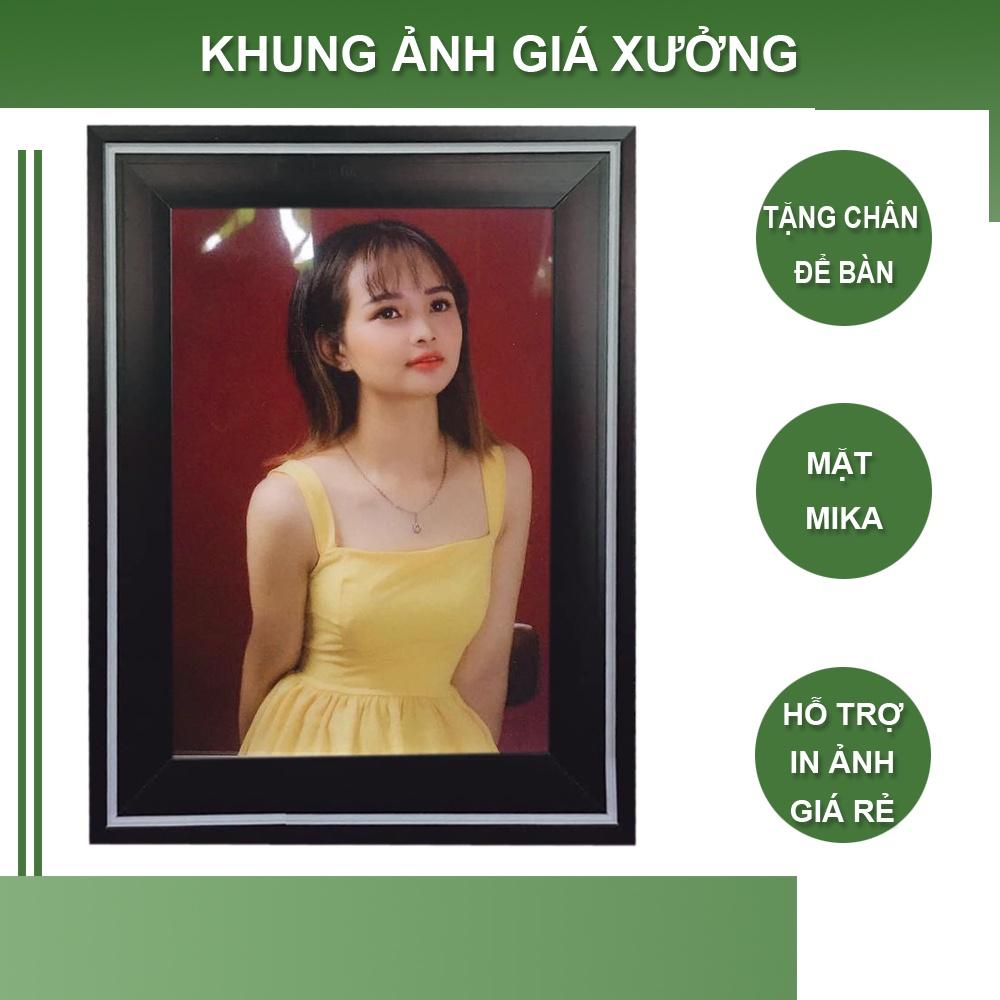 Khung Ảnh Để Bàn 10x15 - Màu Đen,Khung không in ảnh