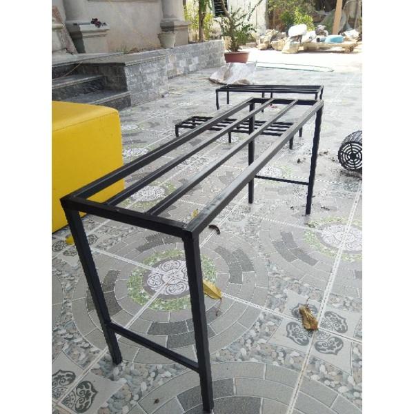 Kệ thép Dài 100cm.Rộng 30cm.cao 30cm .2 giằng chân. Hộp thép 20*20mm