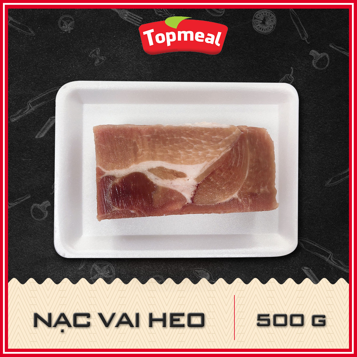 HCM - Thịt nạc vai heo (500g) - Thích hợp với các món luộc, chiên, nướng, kho,... - [Giao nhanh TPHCM]