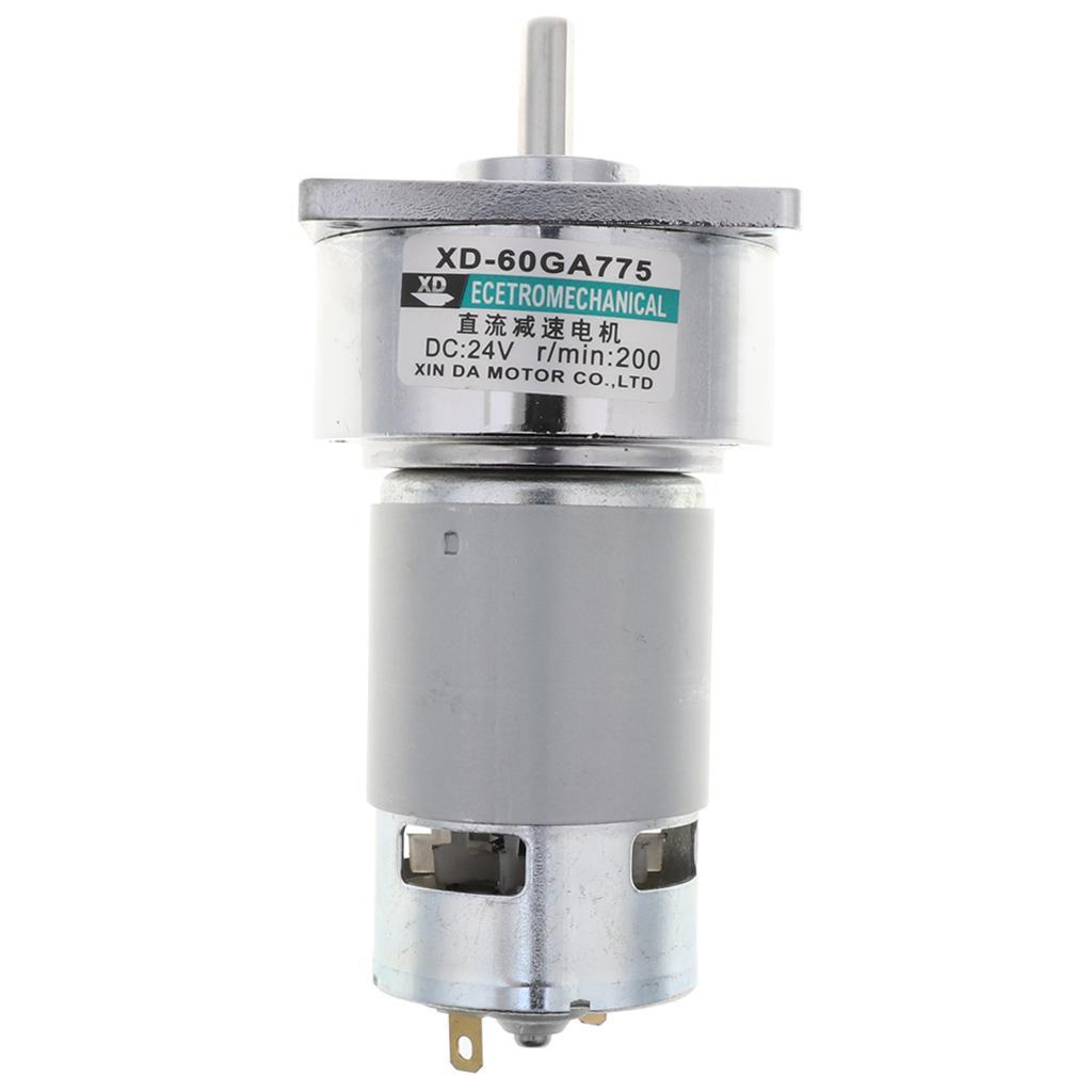 Reduction Geared Motor Reversible DC 24V 35W 300RPM