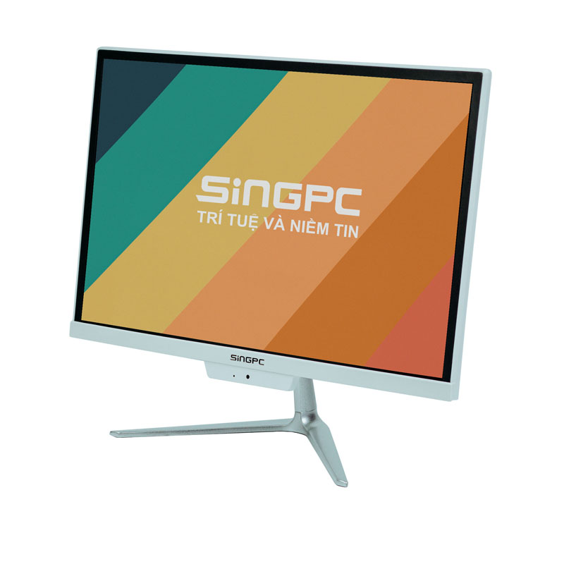 Máy tính All In One SingPC M19K672-W(IntelG6400,4GB,256GB,Led 19",Windows 10 Pro)- Hàng chính hãng