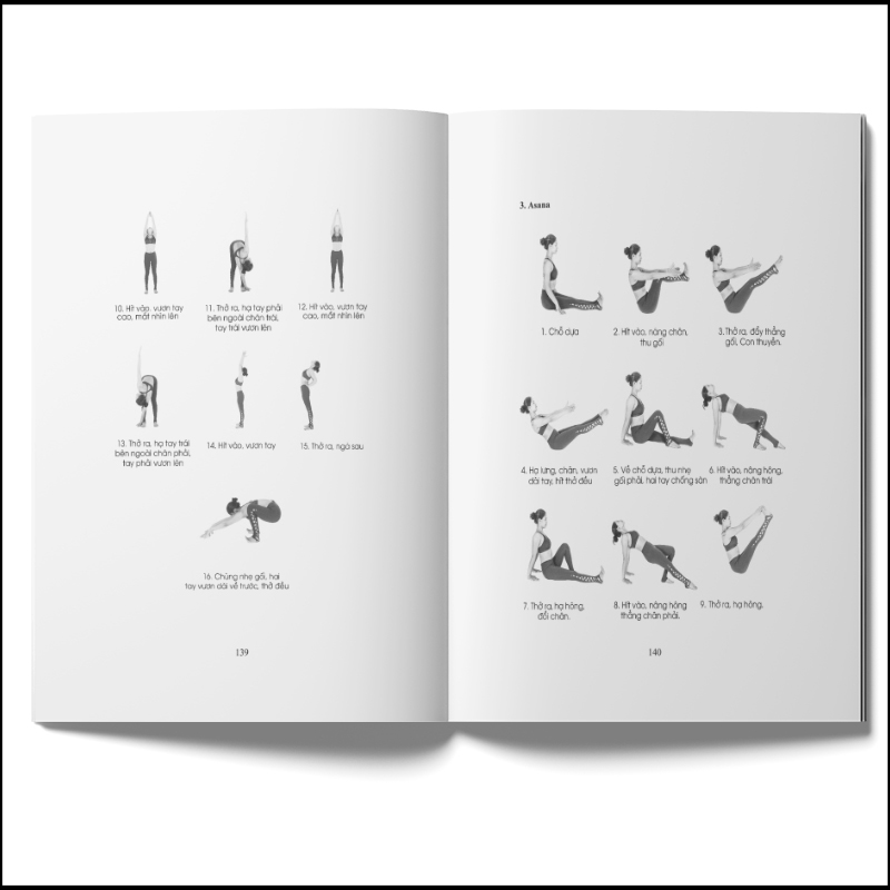 Sách giáo án giảng dạy và luyện tập Yoga