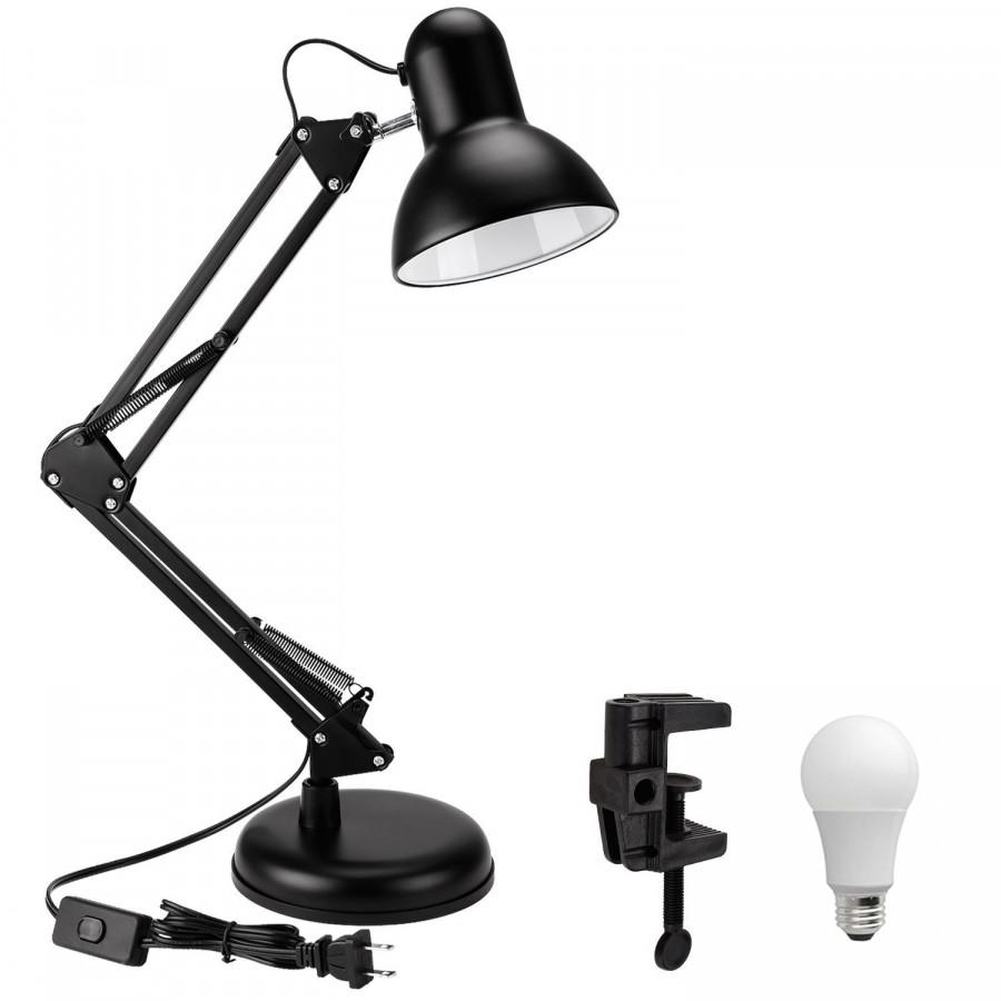 Đèn Bàn Học Tập, Làm Việc, Có Chân Kẹp Bàn Kiểu Dáng Pixar + Tặng 1 Bóng Led 7W Vàng - Miễn Phí Vận Chuyển