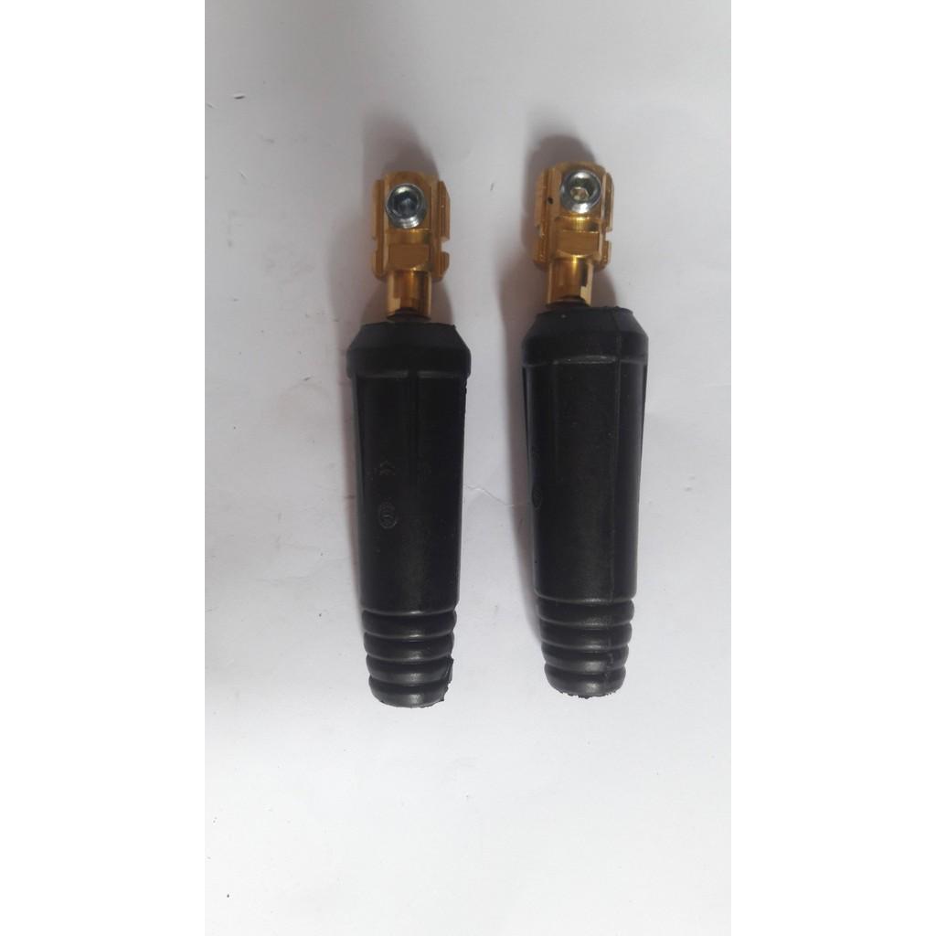 Giắc nối đầu đực máy hàn 10-25/ cốt đực 16