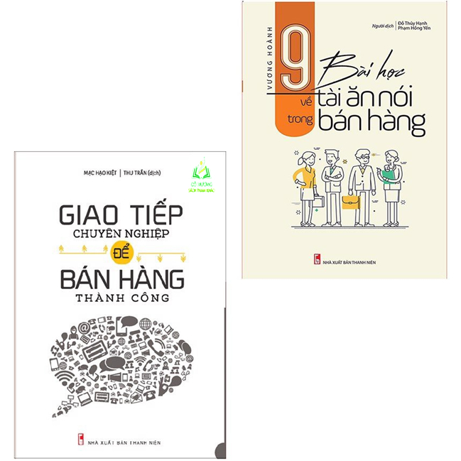 Sách- Combo 2 Cuốn Giao Tiếp Chuyên Nghiệp Để Bán Hàng Thành Công + 9 Bài Học Về Tài Ăn Nói Trong Bán Hàng