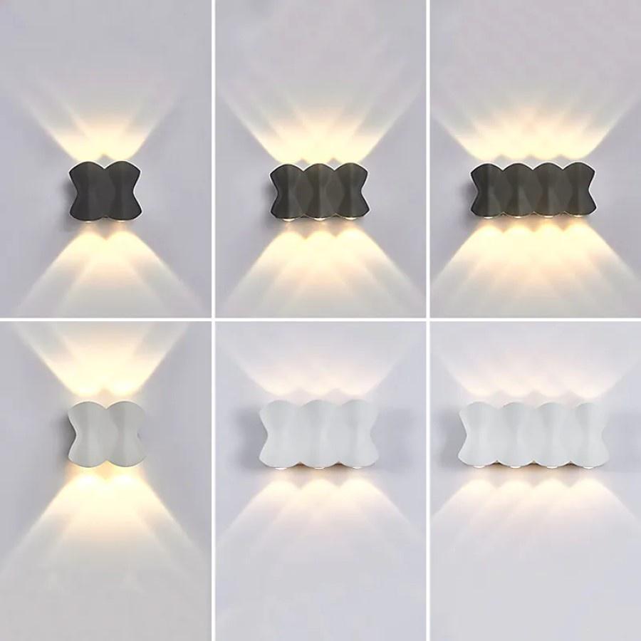 Đèn trang trí hắt tường hai đầu 8 bóng LED