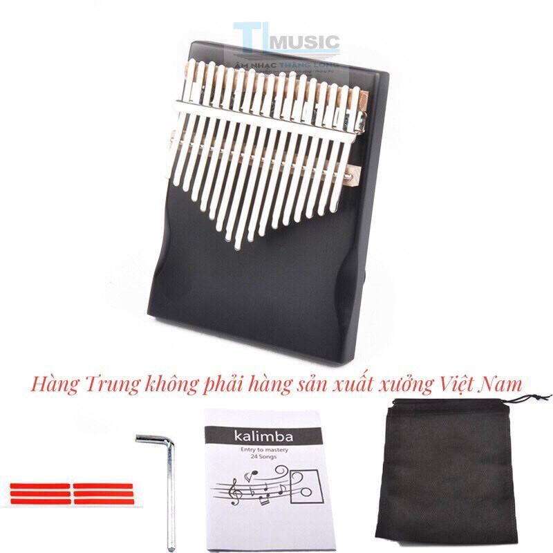 KA04 Đàn Kalimba 17 Phím - Đàn Kalimba Thumbs Piano Sử Dụng Ngón Tay TẶNG KÈM Búa Chỉnh Âm, Giấy Dán Nốt, Túi đựng